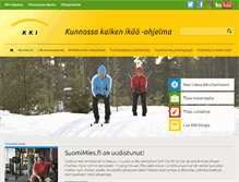 Tablet Screenshot of kkiohjelma.fi